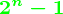 2^n - 1